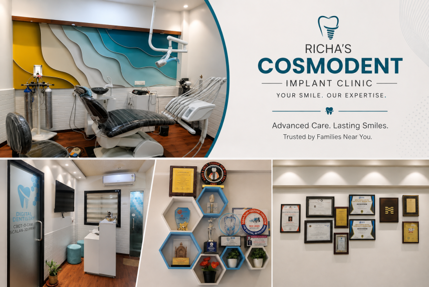 Modern dental clinic near Naya Nagar, Mira Road featuring advanced treatment rooms, CBCT imaging, robotic dental implant technology, and patient-friendly care.