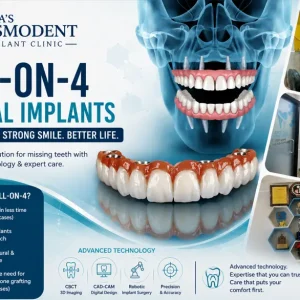 All-on-4 dental implants at a modern implant clinic in Mira Road Mumbai