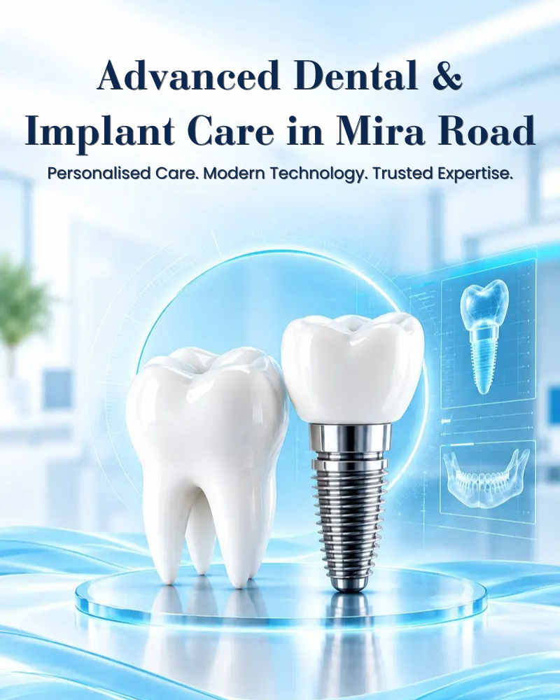 Advanced dental and implant care at Cosmodent Clinic in Mira Road